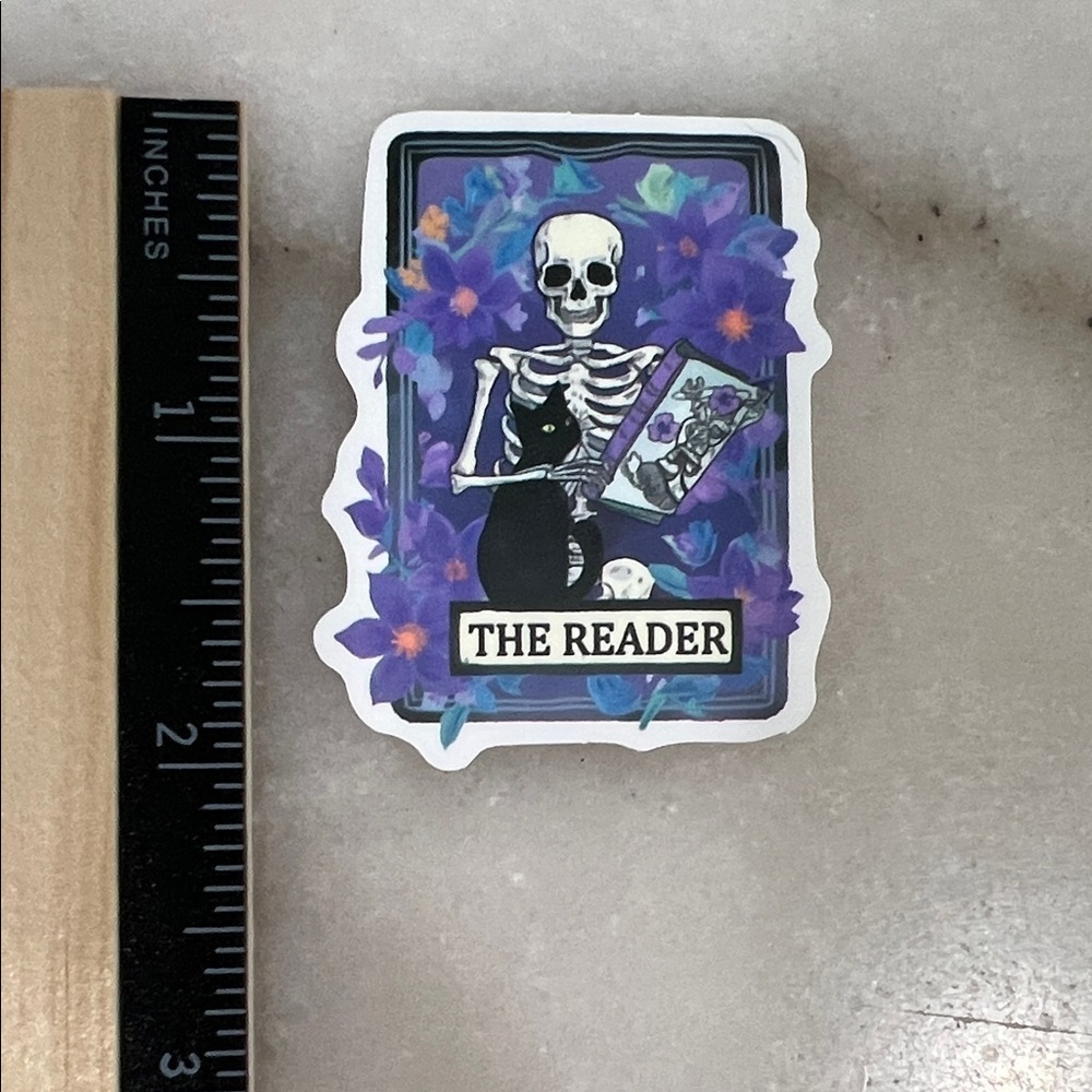 Skeleton Reader Mystic Waterproof Sticker Set - Picture 2 of 9